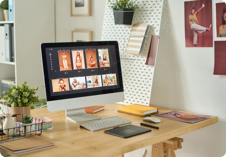 Retouche et création de visuels personnalisés